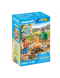 PLAYMOBIL 71513 My Life Hoguera con malvaviscos