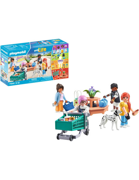 PLAYMOBIL myLife 71541 MyFigures: De Compras, una Gran jornada de Compras por Las Tiendas
