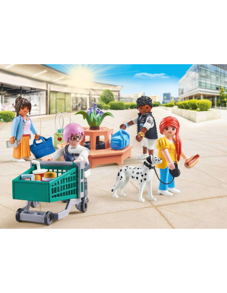 PLAYMOBIL myLife 71541 MyFigures: De Compras, una Gran jornada de Compras por Las Tiendas