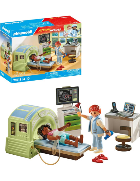 PLAYMOBIL Action Heroes 71618 Resonancia con Paciente