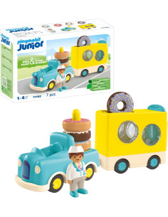 PLAYMOBIL Junior 71702 Camión de Donut