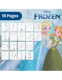 CRAYOLA - Color Wonder, Set para Colorear Frozen 2