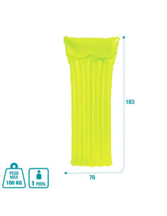 Colchoneta Neon Hinchable Intex (183 X 76 Cm) 2