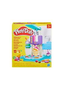 PLAY-DOH RAINBOW SWIRL ICE CREAM PLAYSET - HELADERIA