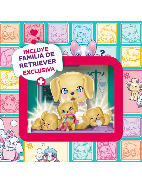 Little Live Pets Mama Surprise Families Baby Care Clinic, Set de Clínica para los Cachorros Sorpresa