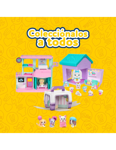 Little Live Pets Mama Surprise Families Baby Care Clinic, Set de Clínica para los Cachorros Sorpresa