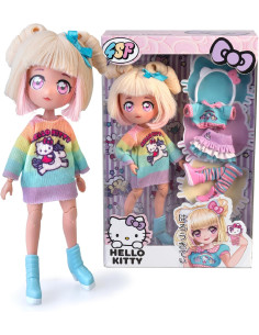 Muñeca Hello Kitty Manga Fashion Unicorns, Muñeca Fashion...