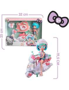 Hello Kitty Pretty Pink Scooter, Muñeca Fashion Japonesa... 2