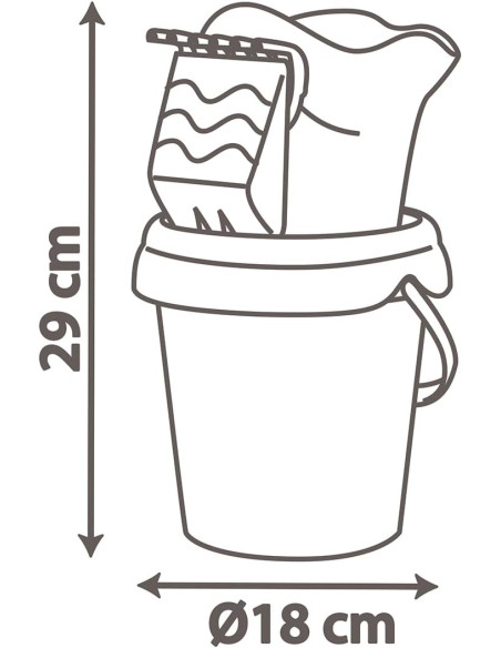 Cubo de Playa Spidey con Accesorios