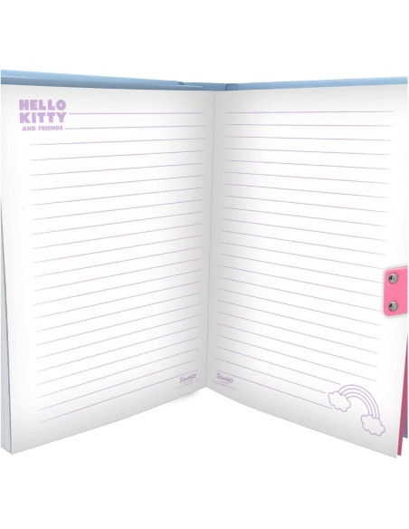 Diario Secreto Electronico + Sonido HELLO KITTY & FRIENDS