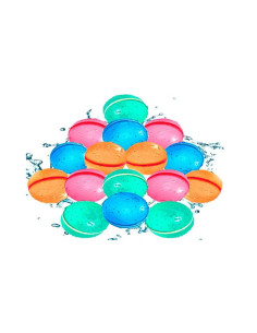 Pack de 12 Bolas de Agua Reutilizables con Cierre Magnético