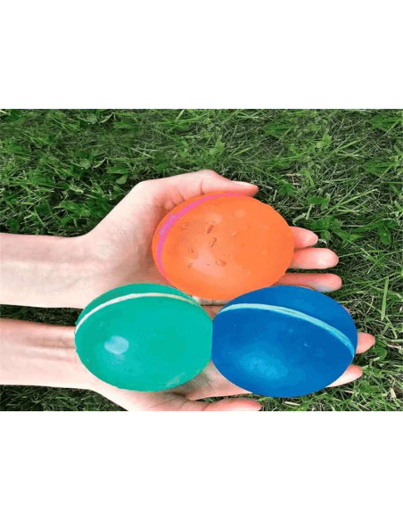 Pack de 12 Bolas de Agua Reutilizables con Cierre Magnético