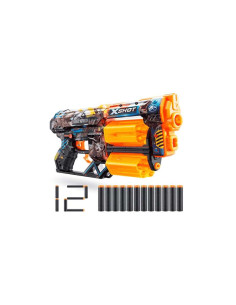 Lanzador X-Shot Skins Dread Jurassic World con 12 Dardos 2