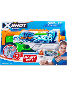 Pistola De Agua X-shot Skins Hyperload Fas-fill 34x17x6cm