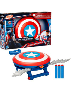 Captain America: Brave New World - NERF - Escudo lanzadardos