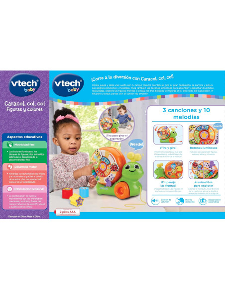 Caracol, col, col Figuras y colores