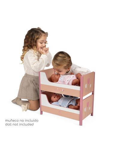 Litera Convertible de Madera para Muñecas...