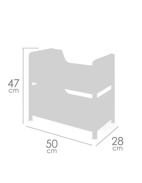 Litera Convertible de Madera para Muñecas Tulipe con Colchón