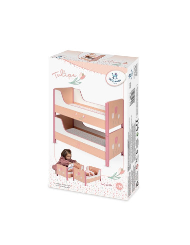 Litera Convertible de Madera para Muñecas...