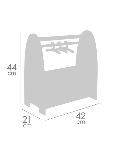 Armario de Madera Montessori para Muñecas...