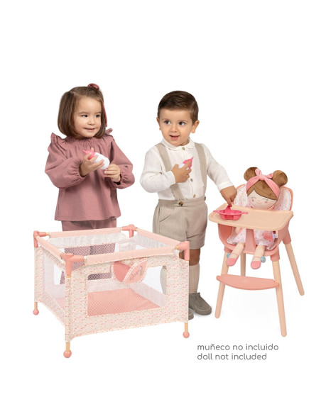 Set Trona y Parque de Muñecas Tulipe 2x1