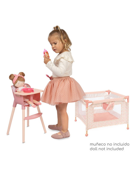Set Trona y Parque de Muñecas Tulipe 2x1