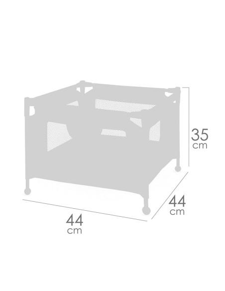 Set Trona y Parque de Muñecas Tulipe 2x1