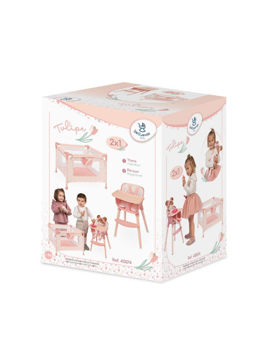 Set Trona y Parque de Muñecas Tulipe 2x1