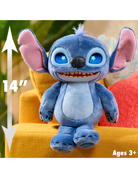 Peluche Interactivo de Disney Stitch Many Moods Stitch, de 34,3 cm