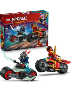 LEGO Ninjago Carrera Relámpago en Moto de Kai - 2 Motos...