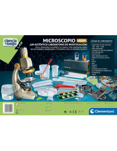 Juego educativo deluxe con microscopio  2