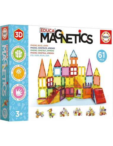 Magnetics | Juego Educativo de construcción 3D...