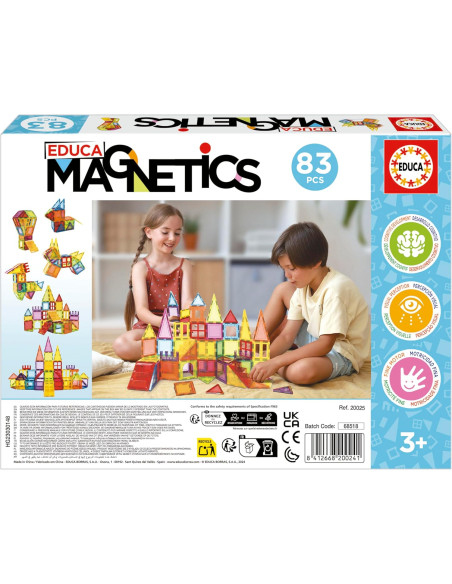 Magnetics | Juego Educativo de construcción 3D magnético con 83 Piezas