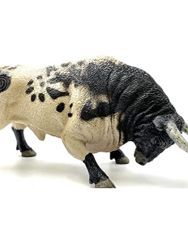 Deqube- Bravo Berrendo Embistiendo Figura de Toro