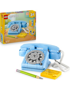 LEGO Creator 3 en 1 Teléfono Retro de Juguete con Dial...