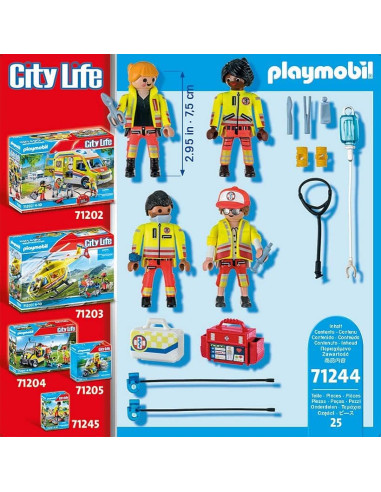 Playmobil City Life Equipo de Rescate 71244
