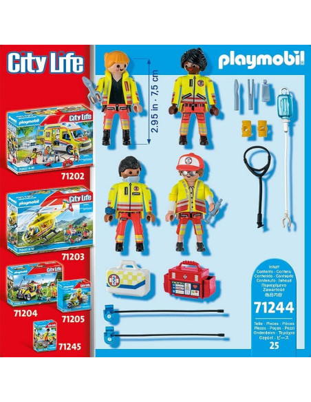 Playmobil City Life Equipo de Rescate 71244
