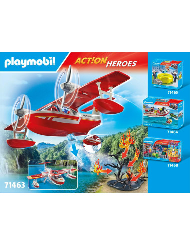 Playmobil Hidroavión de Bomberos