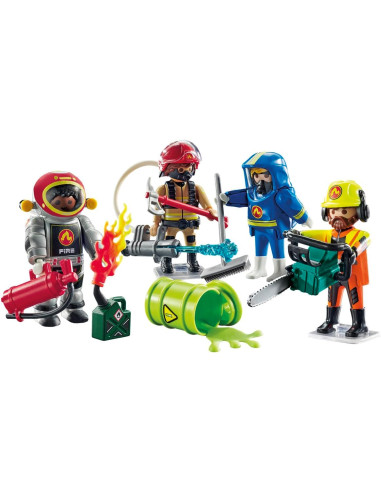 Playmobil My figures: bomberos