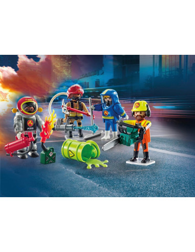 Playmobil My figures: bomberos
