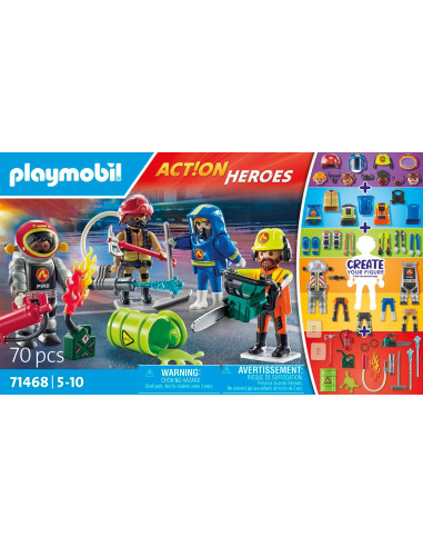 Playmobil My figures: bomberos