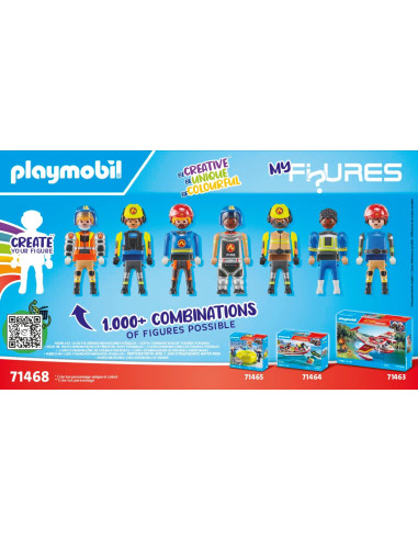 Playmobil My figures: bomberos