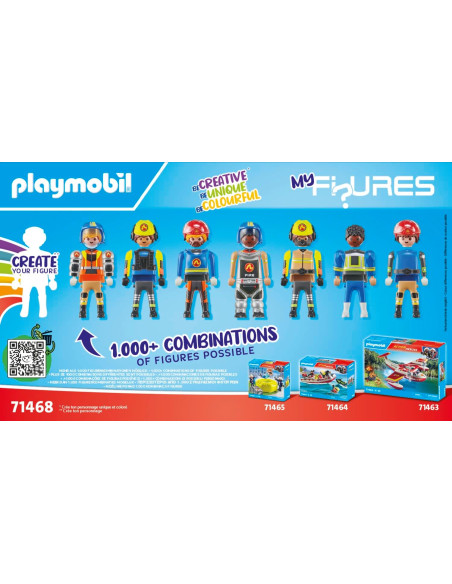 Playmobil My figures: bomberos