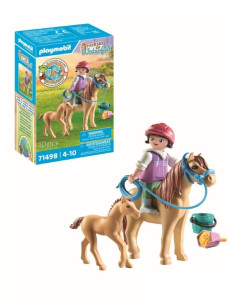 Playmobil Niña con Poni y Potro