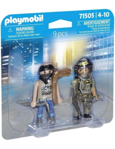Playmobil Duo Pack Policia Con Ladron