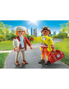 Playmobil Duo Pack Paramedico Paciente 2