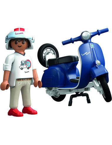 Playmobil Vespa 150 Sprint Veloce Azul 1969