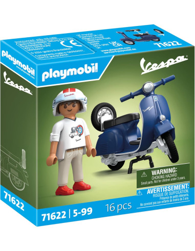 Playmobil Vespa 150 Sprint Veloce Azul 1969