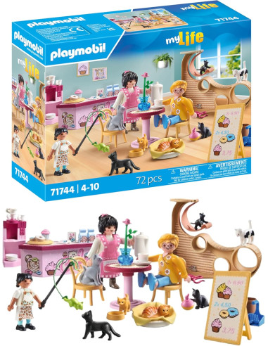 Playmobil Cafeteria Para Gatos