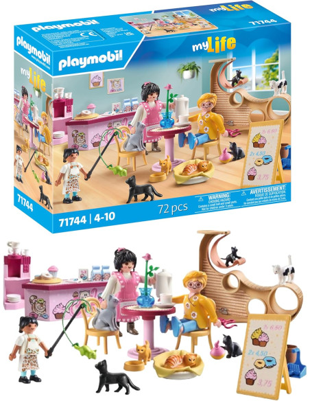 Playmobil Cafeteria Para Gatos